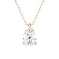 Necklace Ama Woman in Yellow Gold Diamante Lab Grown 1.03 Ct AMA-GI-201-72 - AMA-GI-201-72